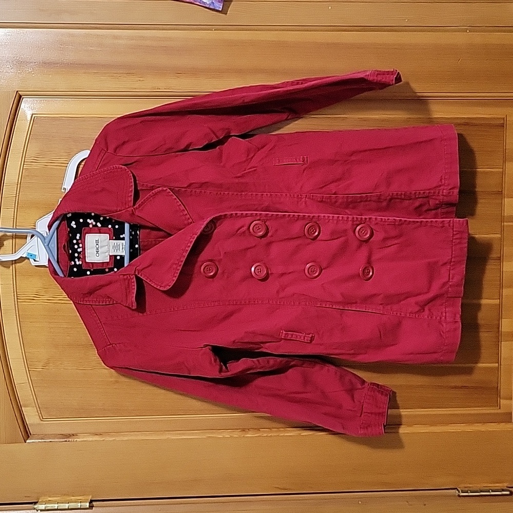 Girls size 10-12 Red coat